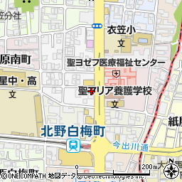 ドコモショップ北野白梅町店周辺の地図