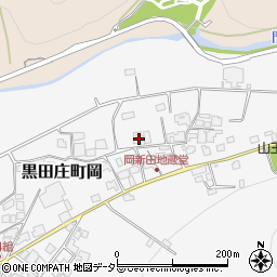 兵庫県西脇市黒田庄町岡84周辺の地図