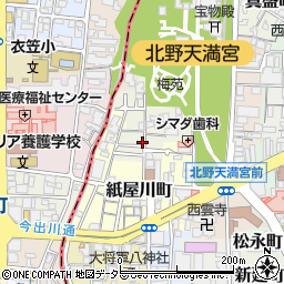 京都府京都市上京区観音寺門前町821-27周辺の地図