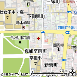 京都府京都市上京区真如堂前町周辺の地図