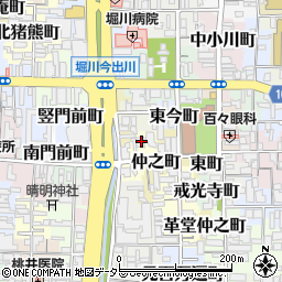 京都府京都市上京区西町457周辺の地図