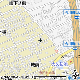 愛知県刈谷市泉田町城前29周辺の地図