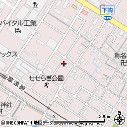 滋賀県栗東市下鈎1663周辺の地図