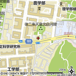京都府京都市左京区北白川追分町4周辺の地図