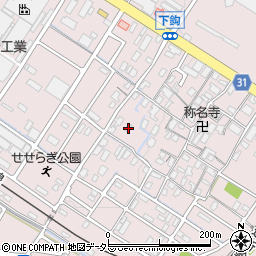 滋賀県栗東市下鈎561周辺の地図