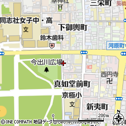 京都府京都市上京区大原口突抜町周辺の地図