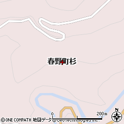 〒437-0602 静岡県浜松市天竜区春野町杉の地図