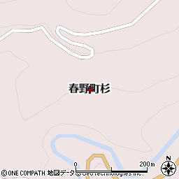 静岡県浜松市天竜区春野町杉周辺の地図