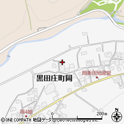 兵庫県西脇市黒田庄町岡163周辺の地図