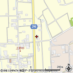 兵庫県西脇市野中町317周辺の地図