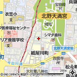 京都府京都市上京区観音寺門前町周辺の地図