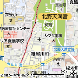 京都府京都市上京区観音寺門前町821-43周辺の地図