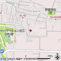 滋賀県草津市北山田町578周辺の地図