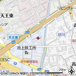 静岡県静岡市清水区天王南6-16周辺の地図