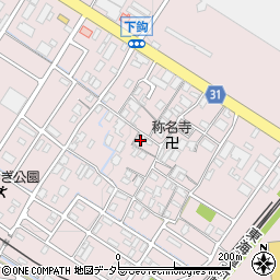 滋賀県栗東市下鈎388周辺の地図