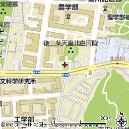 京都府京都市左京区北白川追分町60周辺の地図