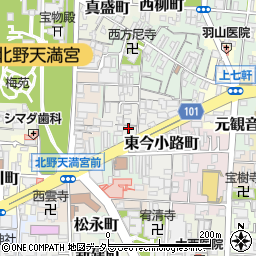 京都府京都市上京区東今小路町754周辺の地図