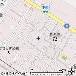 滋賀県栗東市下鈎570周辺の地図