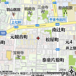 京都府京都市上京区玉屋町224周辺の地図