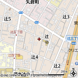 有限会社トクナガコーヒー　辻町本店周辺の地図