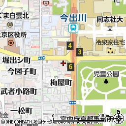 京都府京都市上京区今出川町328周辺の地図