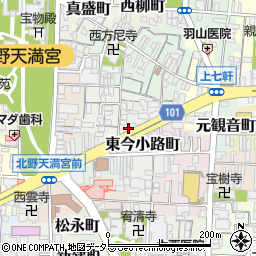京都府京都市上京区東今小路町744-39周辺の地図