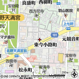 京都府京都市上京区東今小路町744-12周辺の地図