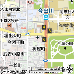京都府京都市上京区今出川町322周辺の地図