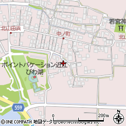 滋賀県草津市北山田町570-1周辺の地図