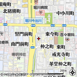 京都府京都市上京区村雲町周辺の地図