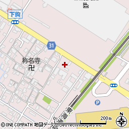 滋賀県栗東市下鈎277周辺の地図