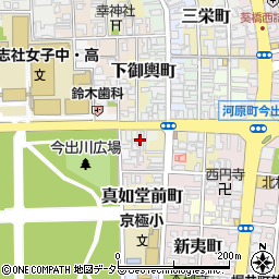 京都府京都市上京区大原口町周辺の地図