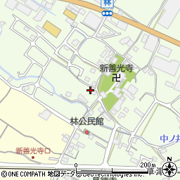 滋賀県栗東市林176周辺の地図