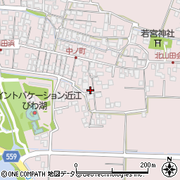 滋賀県草津市北山田町577周辺の地図