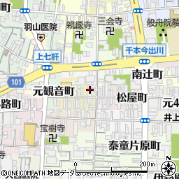京都府京都市上京区大文字町238周辺の地図