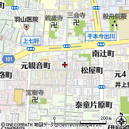 京都府京都市上京区大文字町236周辺の地図
