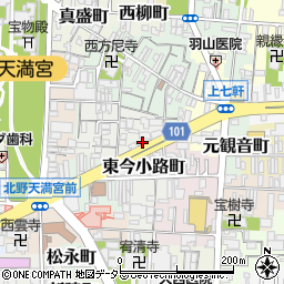 京都府京都市上京区東今小路町744-5周辺の地図