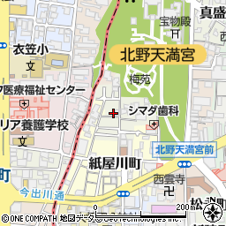 京都府京都市上京区観音寺門前町821周辺の地図