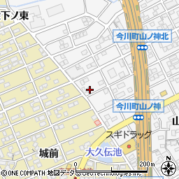 愛知県刈谷市今川町山ノ神80周辺の地図