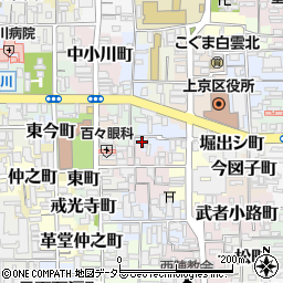 京都府京都市上京区弁財天町周辺の地図