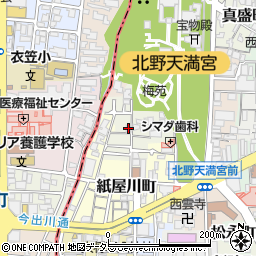 京都府京都市上京区観音寺門前町821-46周辺の地図