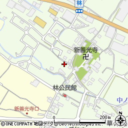 滋賀県栗東市林176-3周辺の地図