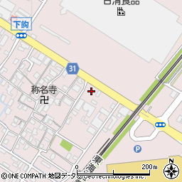 滋賀県栗東市下鈎280周辺の地図
