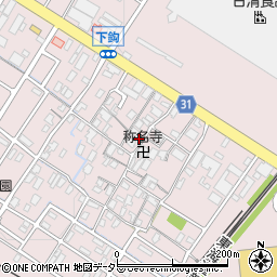 滋賀県栗東市下鈎374周辺の地図