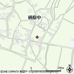 岡山県美作市楢原中515-1周辺の地図