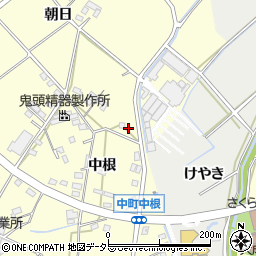 愛知県豊田市中町朝日57周辺の地図