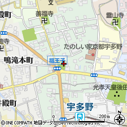 福王子神社周辺の地図
