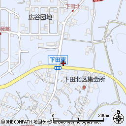 滋賀県湖南市下田563-1周辺の地図