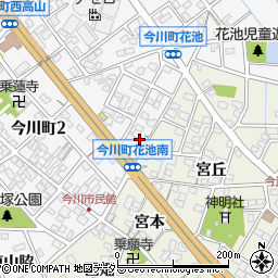 愛知県刈谷市今川町花池1周辺の地図