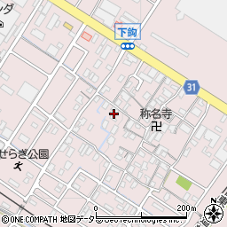 滋賀県栗東市下鈎578周辺の地図